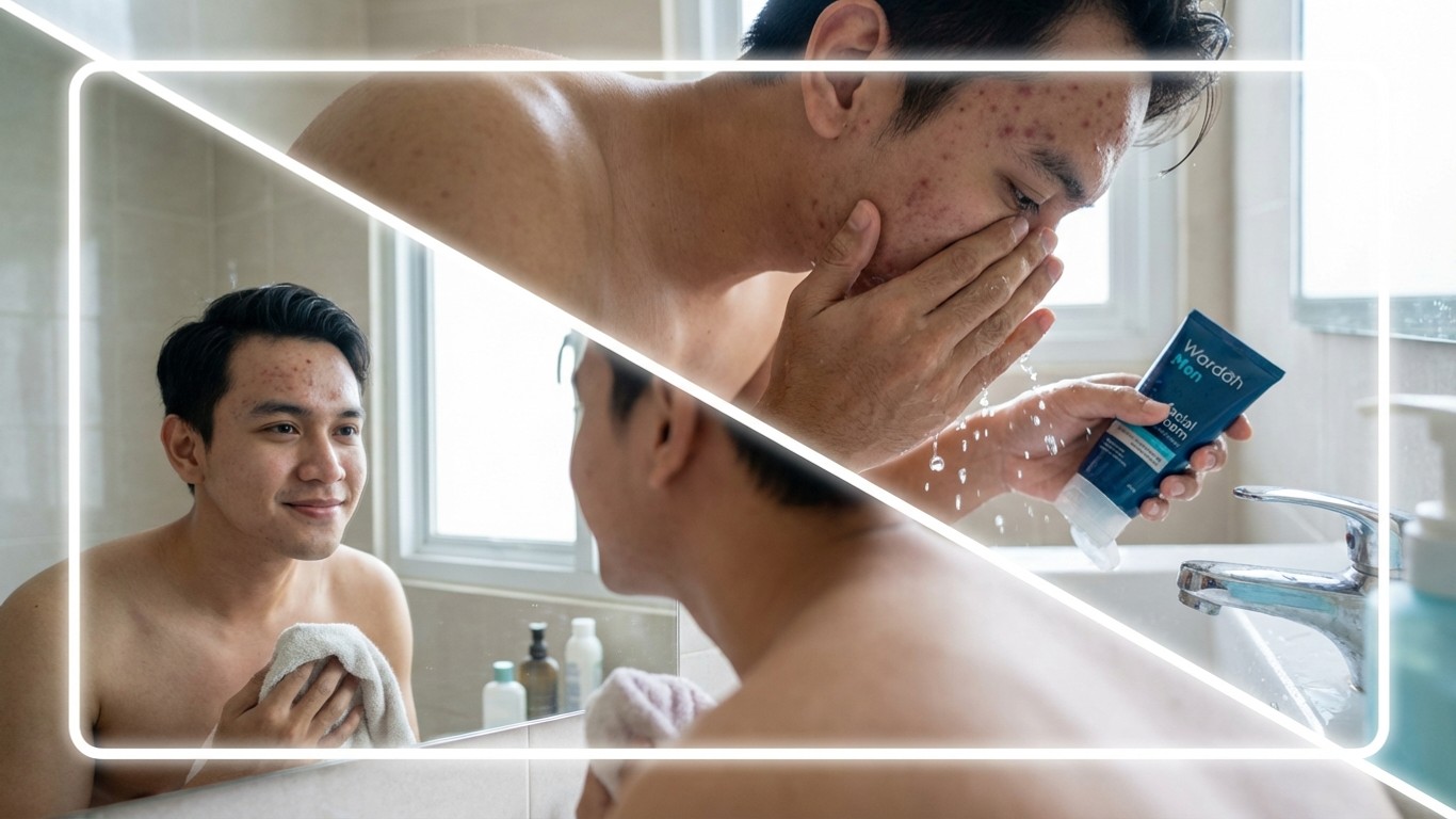 manfaat sabun muka wardah pria untuk jerawat