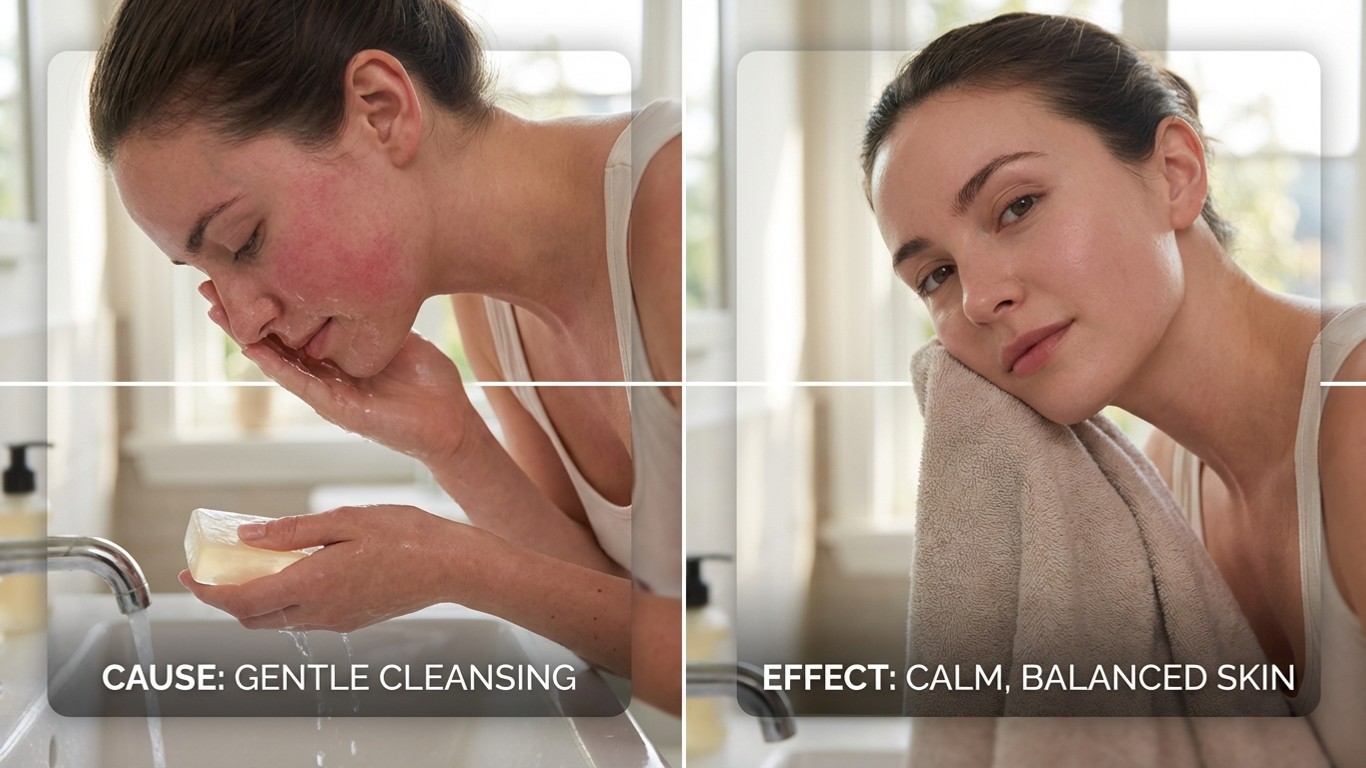 manfaat sabun muka yang aman untuk kulit sensitif