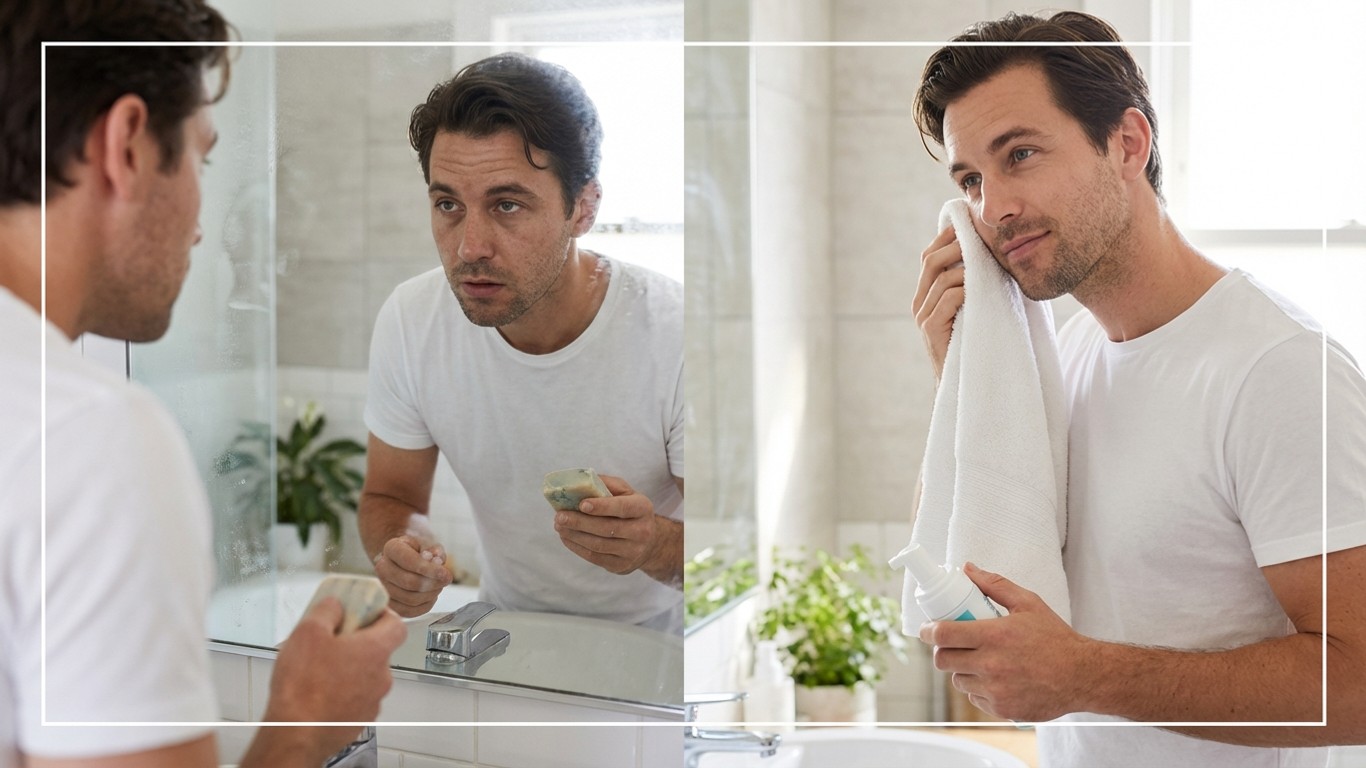 manfaat sabun pembersih wajah pria yang bagus