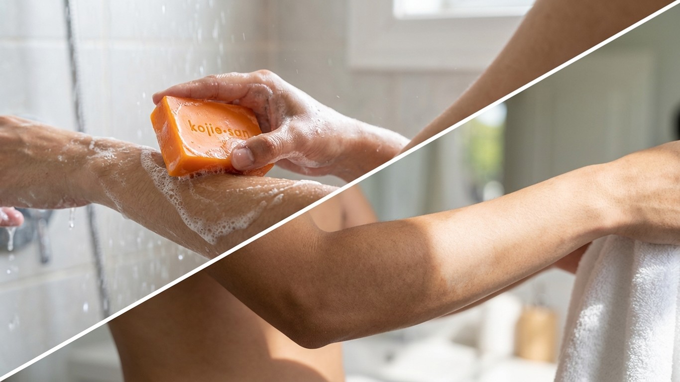 manfaat sabun pemutih kojie san untuk badan