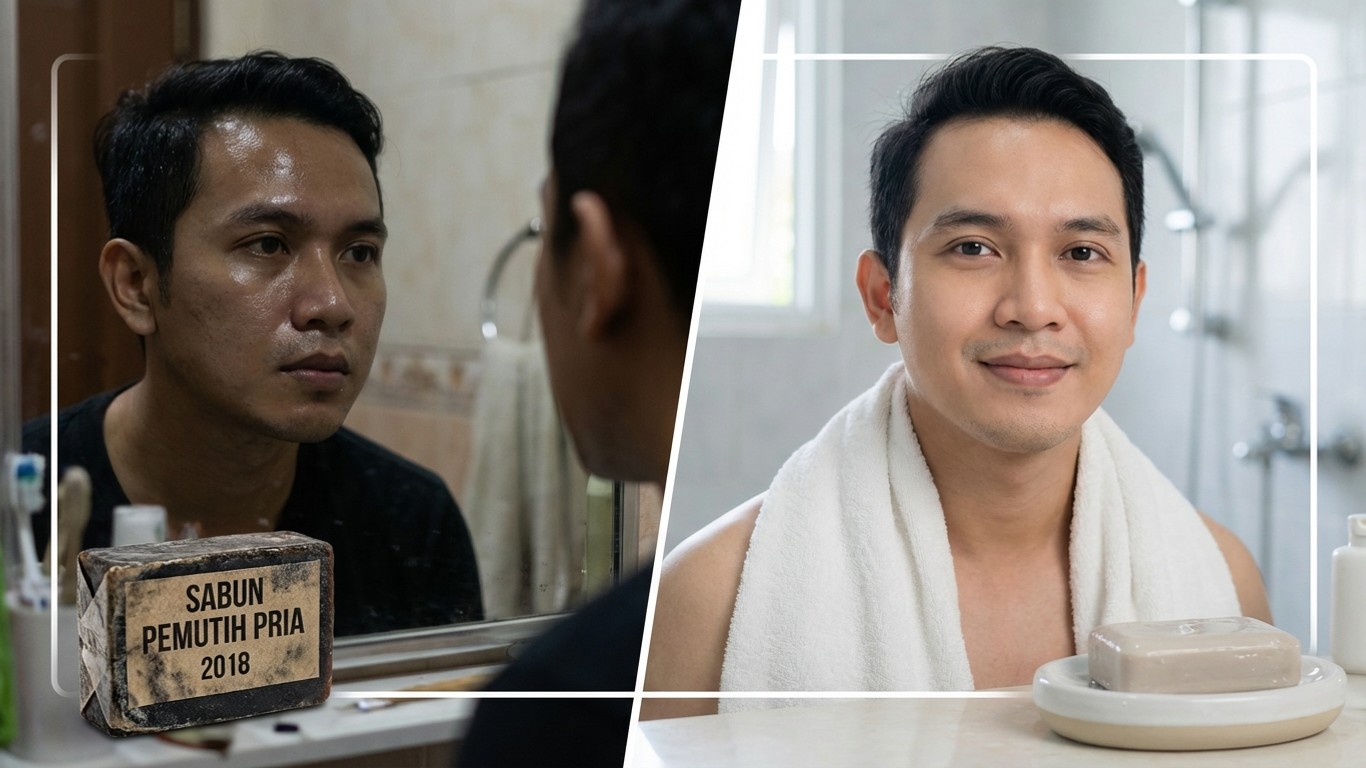 manfaat sabun pemutih wajah pria berminyak terbaik 2018