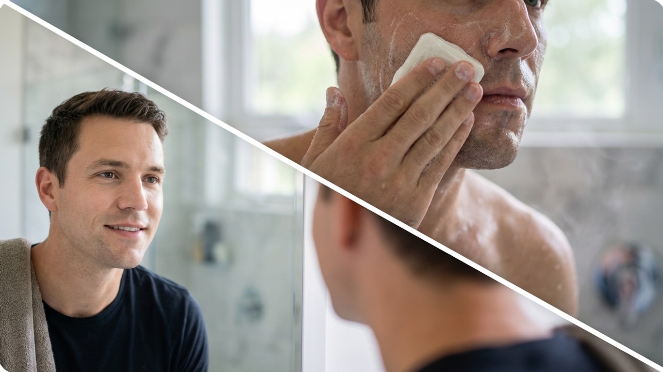 manfaat sabun pemutih wajah pria permanen