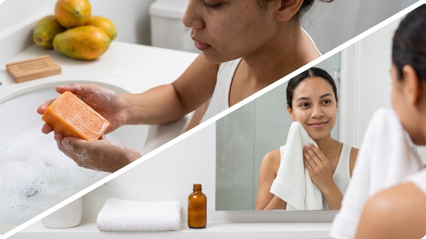 manfaat sabun pepaya untuk wajah