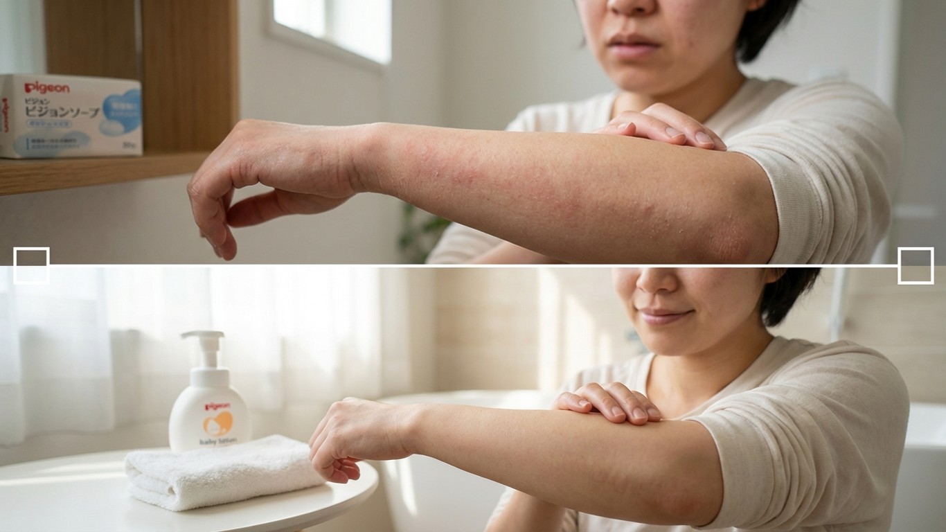 manfaat sabun pigeon untuk kulit sensitif