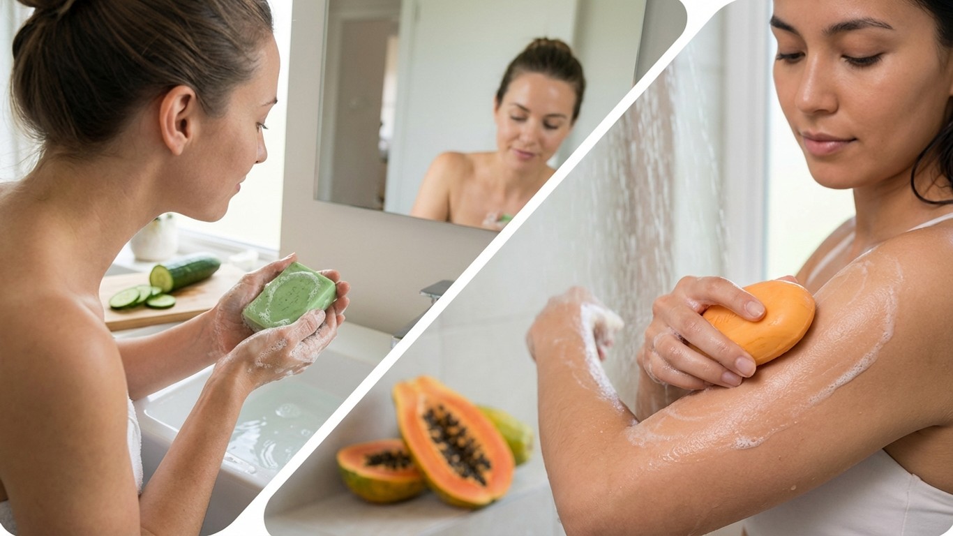manfaat sabun timun dan sabun pepaya bagusan mana untuk wanita