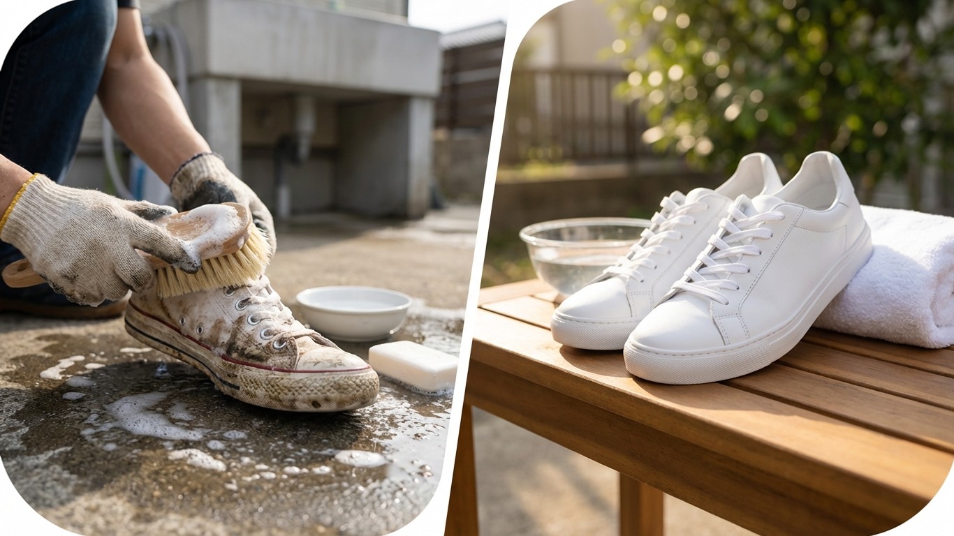 manfaat sabun untuk cuci sneakers