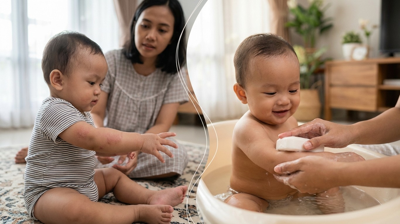 manfaat sabun untuk gatal bayi