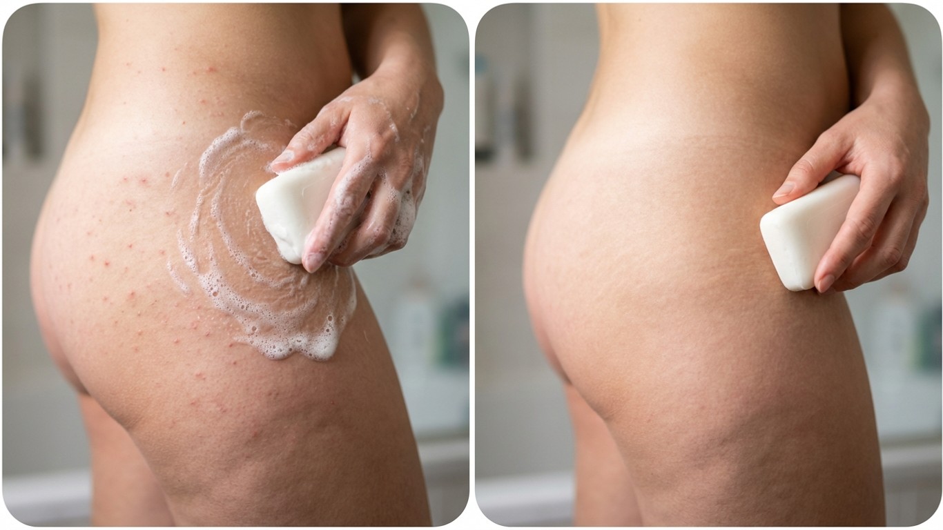 manfaat sabun untuk jerawat di bokong