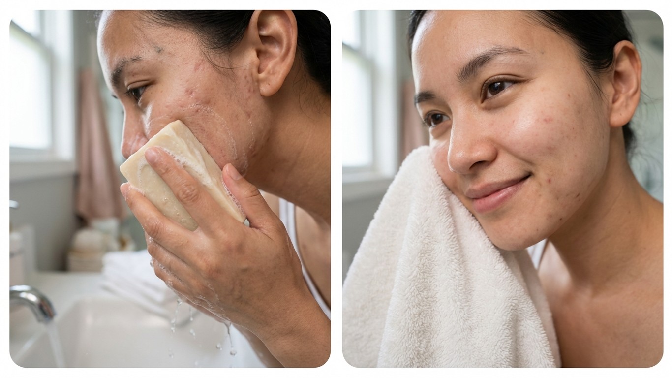 manfaat sabun untuk memutihkan wajah dan menghilangkan bekas jerawat