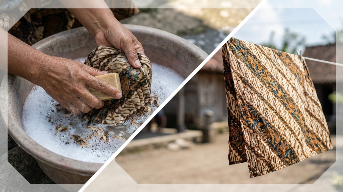 manfaat sabun untuk mencuci batik