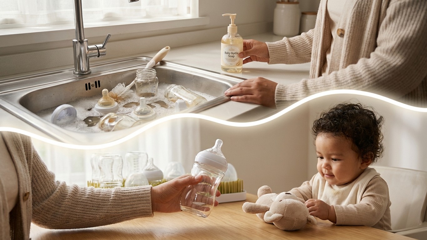 manfaat sabun untuk mencuci botol susu bayi