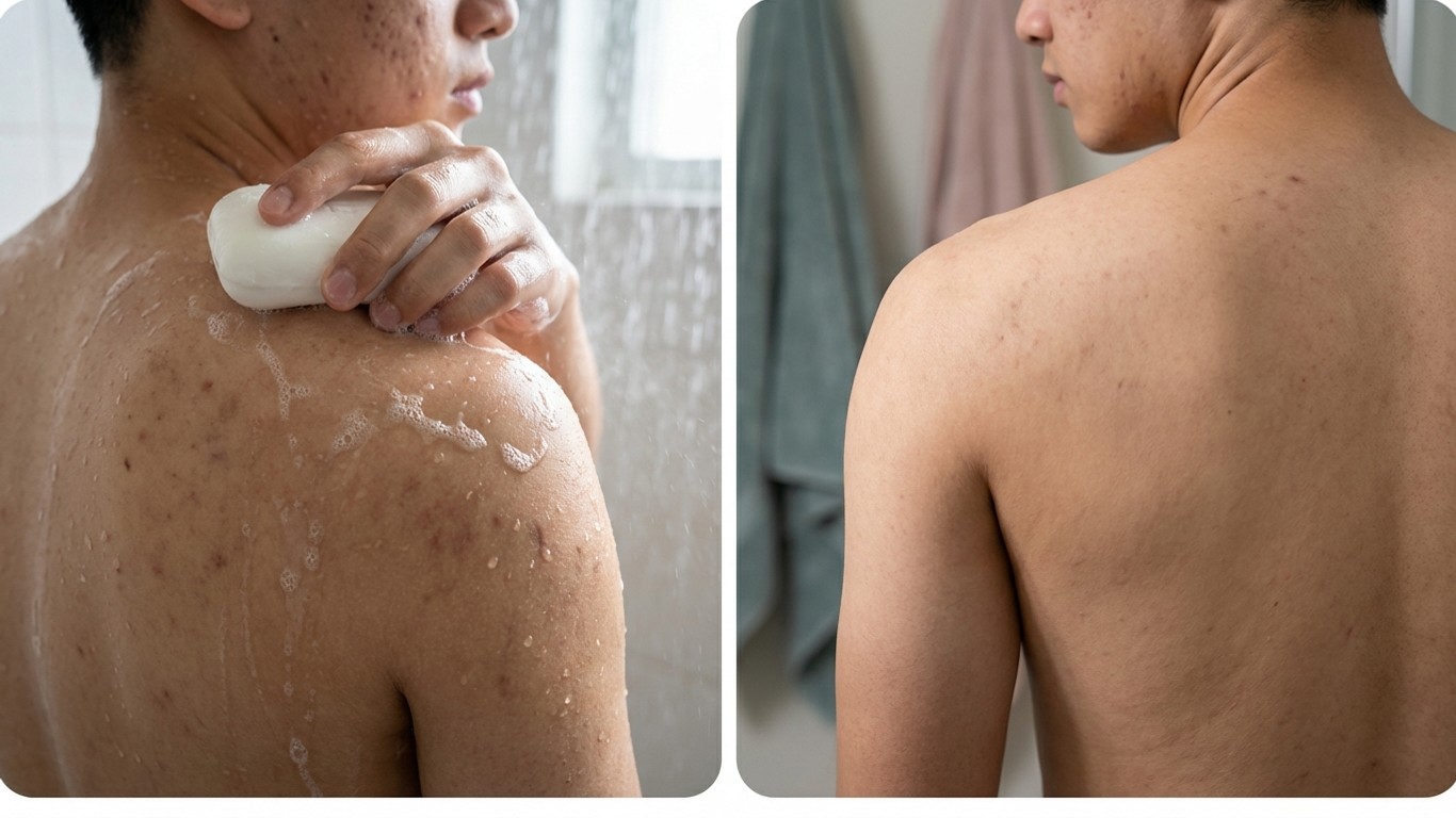 manfaat sabun untuk menghilangkan bekas jerawat badan