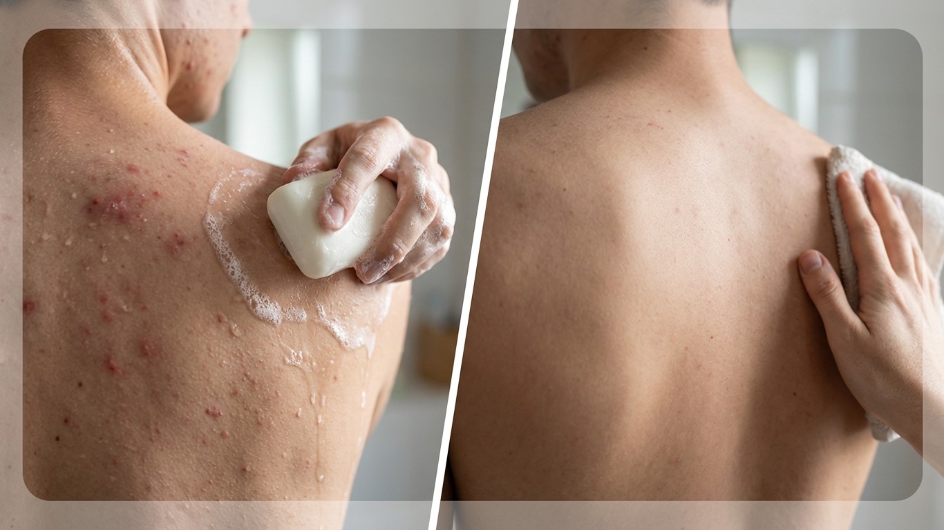 manfaat sabun untuk menghilangkan jerawat punggung