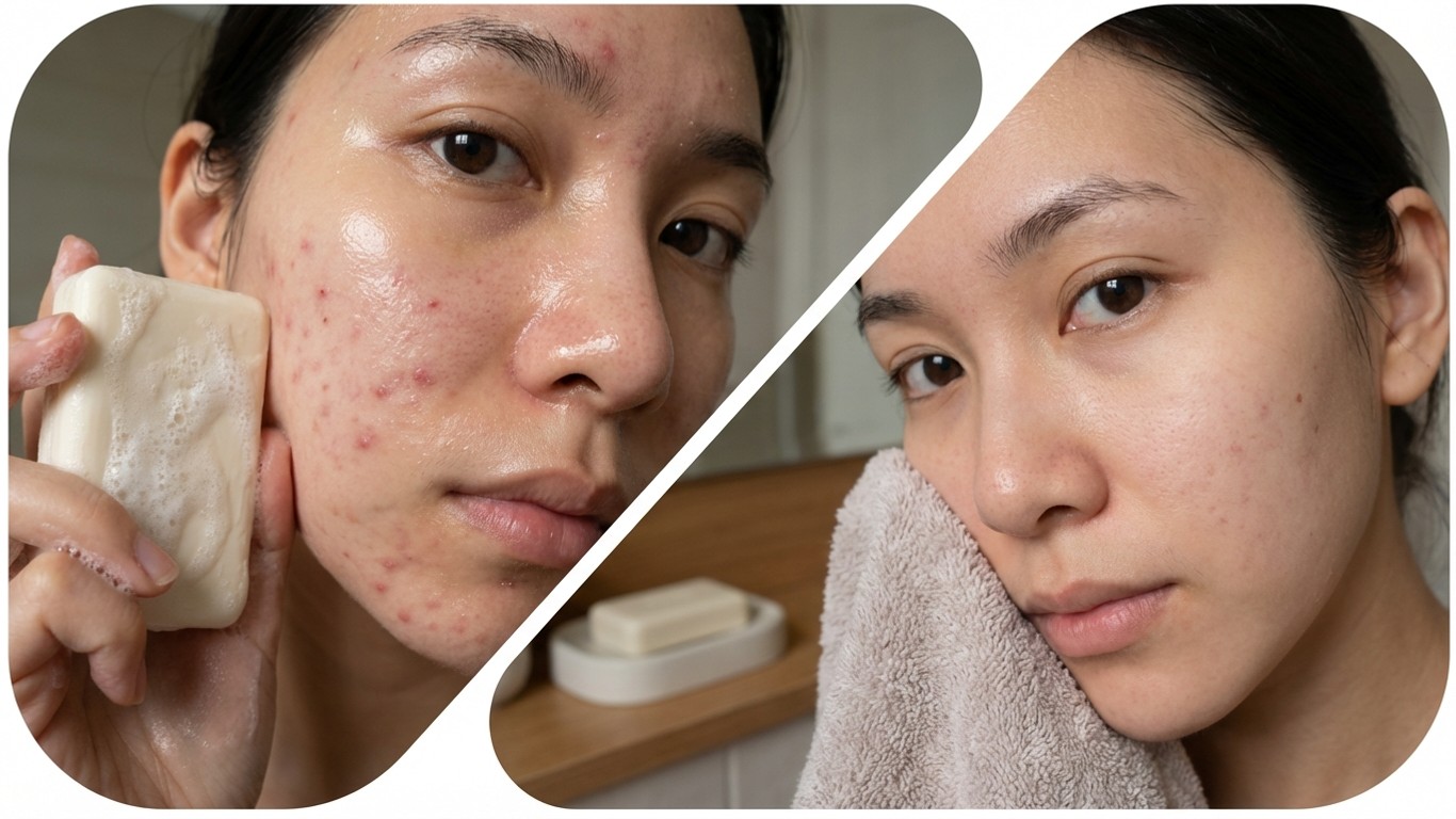manfaat sabun untuk muka berminyak dan jerawat
