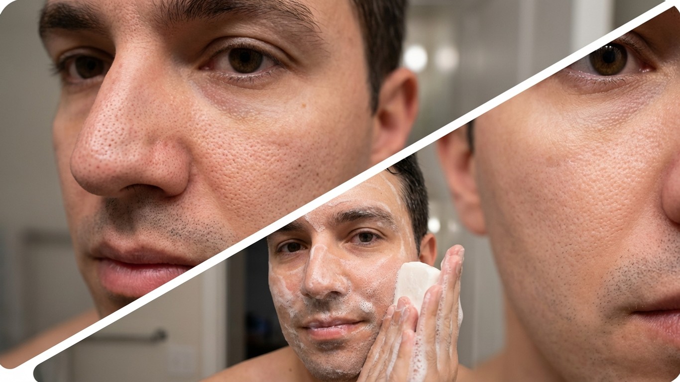 manfaat sabun untuk pori pori besar