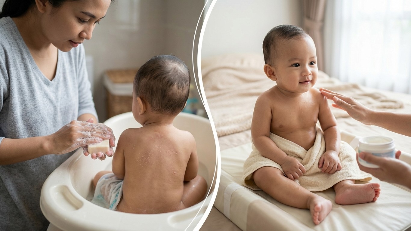 manfaat sabun untuk sarab bayi