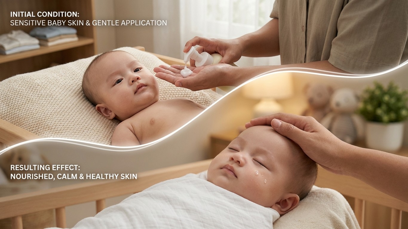 manfaat sabun untuk wajah bayi kulit sensitif