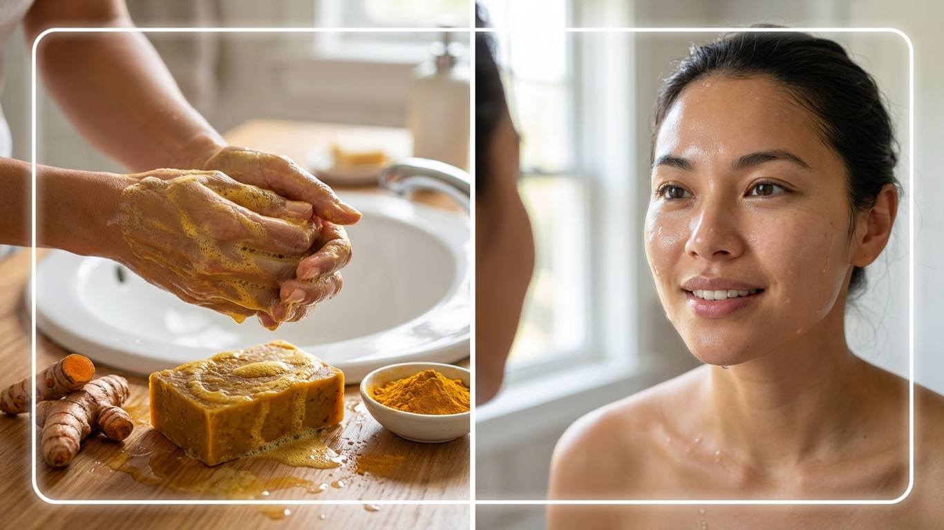 manfaat sabun wajah dari bahan kunyit