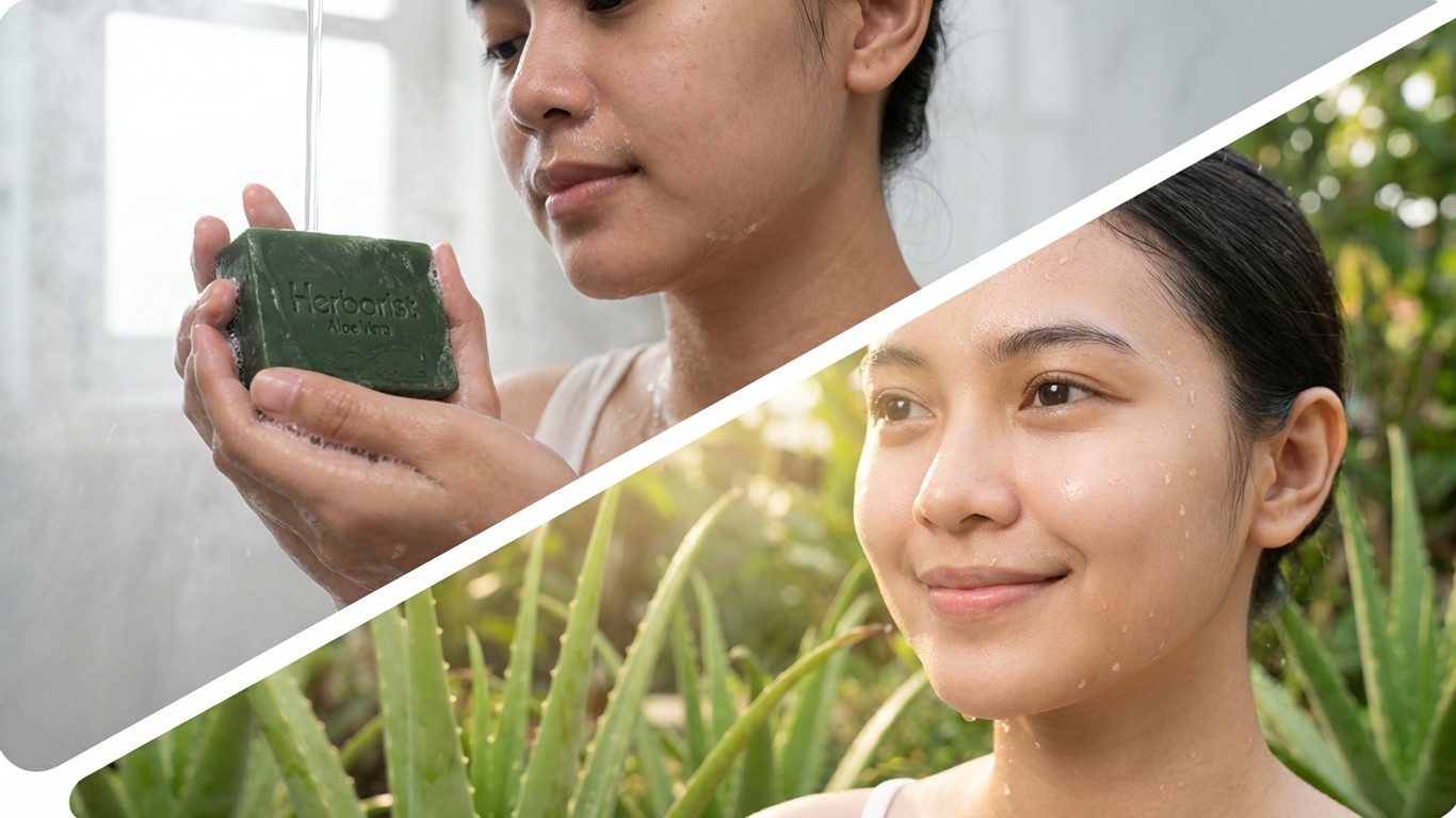 manfaat sabun wajah herborist aloe vera