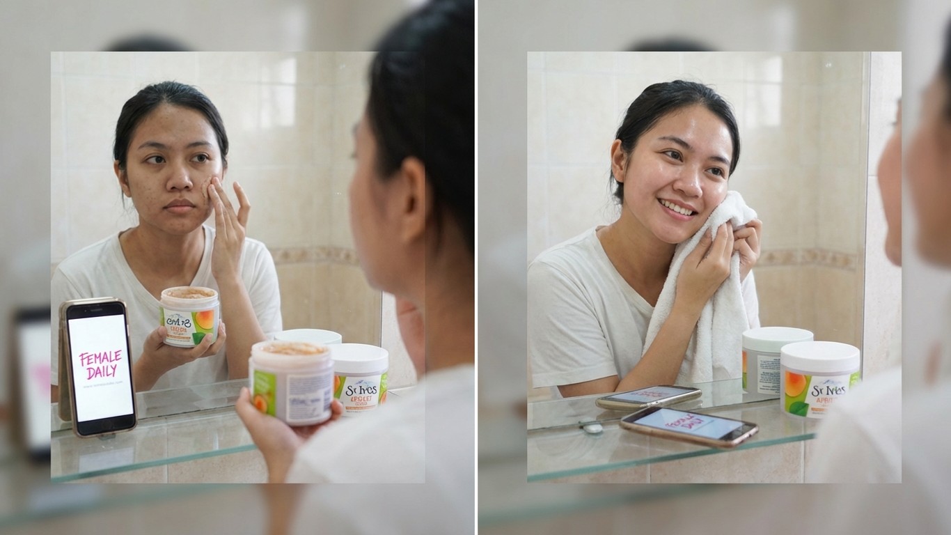 manfaat sabun wajah st ives female daily