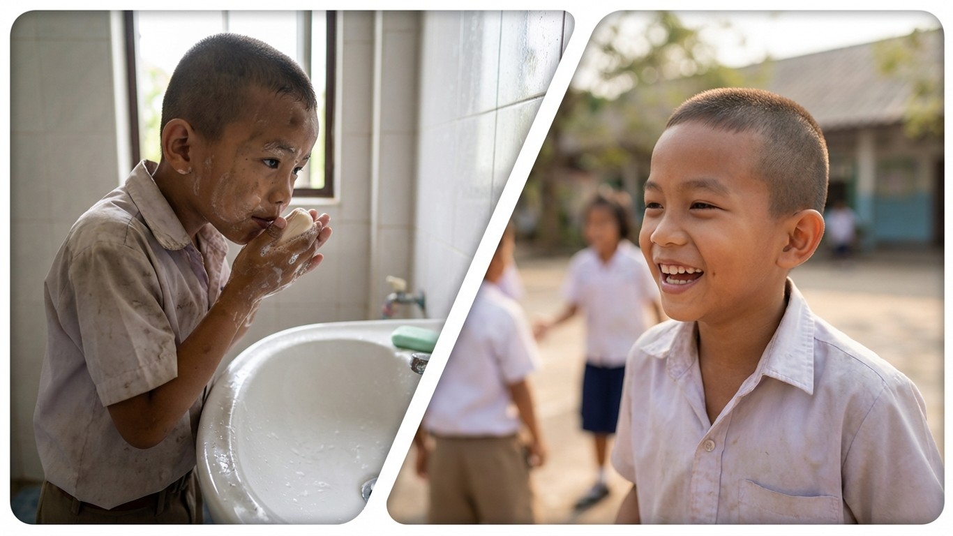 manfaat sabun wajah untuk anak sd