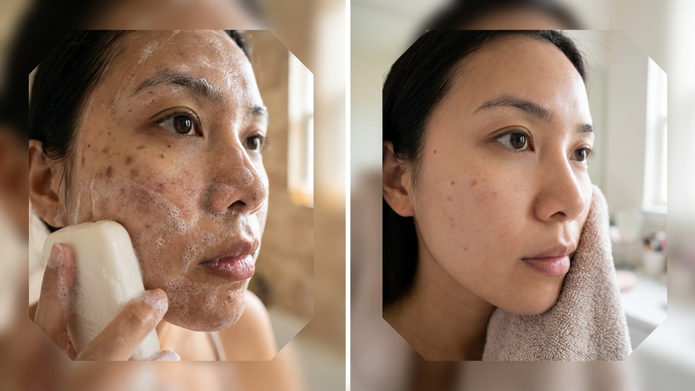 manfaat sabun wajah untuk penghilang flek hitam