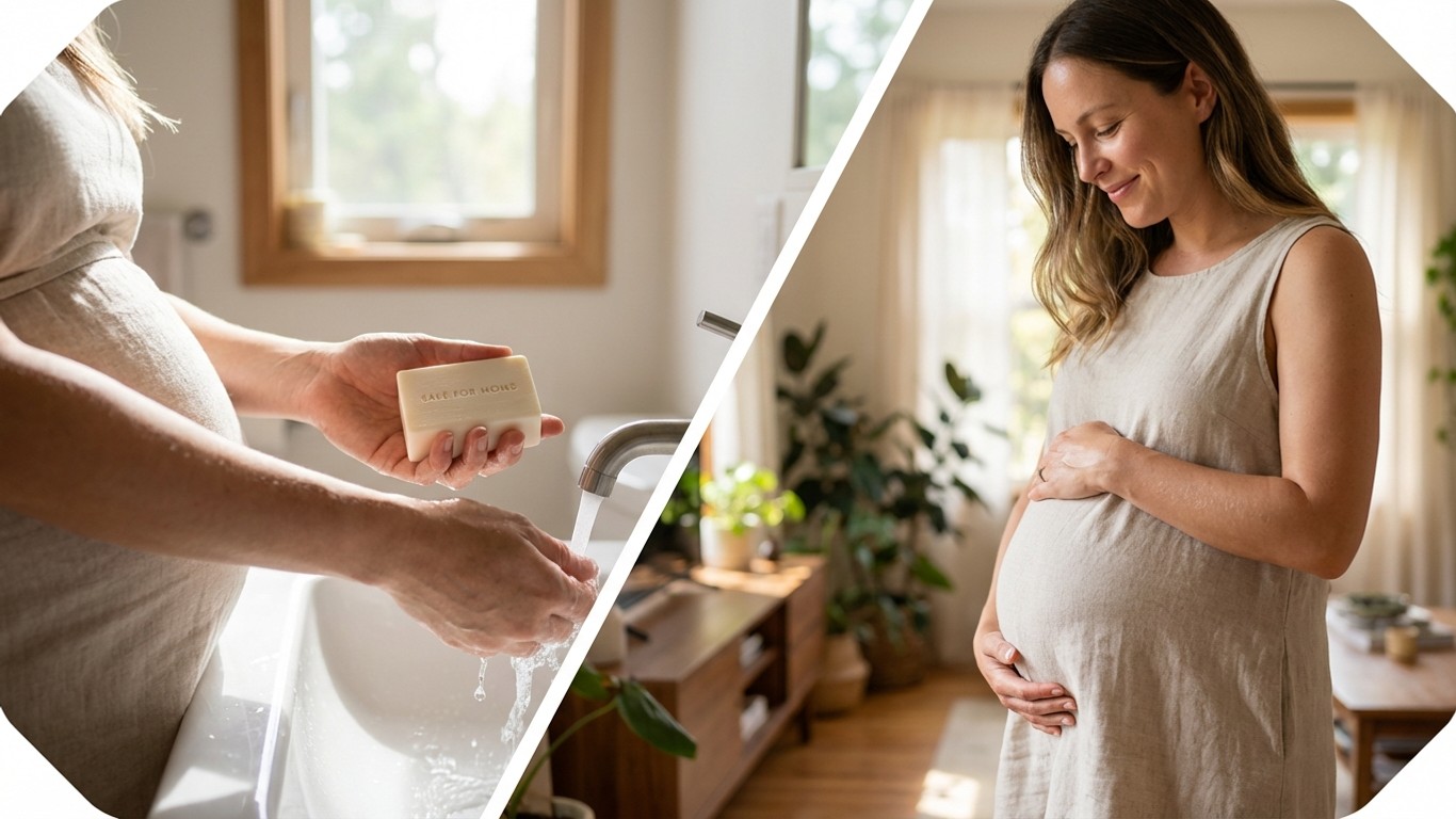 manfaat sabun yang aman untuk wanita hamil